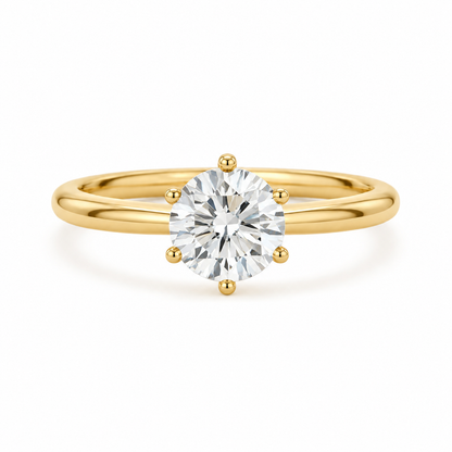 The Élodie Moissanite Solitaire Ring